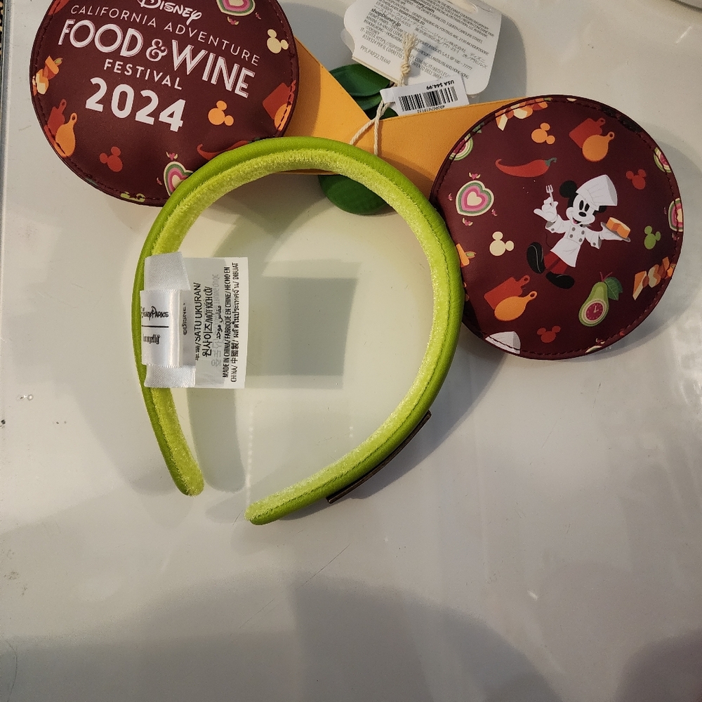 Disney 2024 Official Food & Wine Festival Mickey Ears by Loungefly NWT - Picture 5 of 6